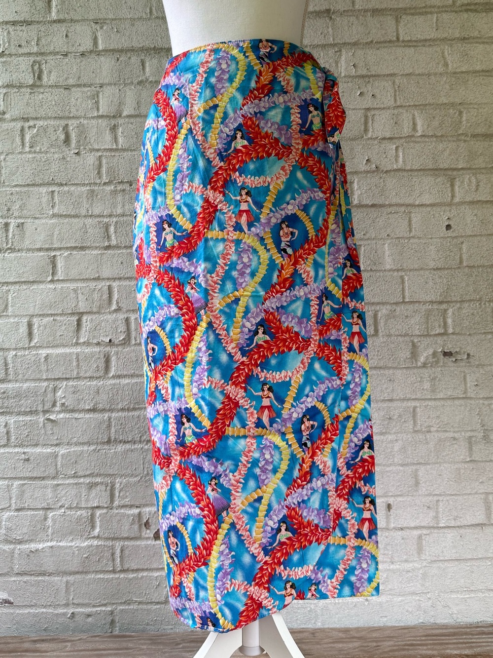 🌴Hawaiian Tropical Sarong Wrap Skirt🌴 - Picture 1 of 6
